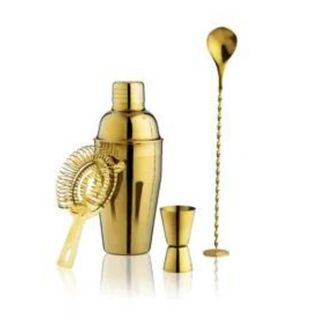 gouden cocktailset